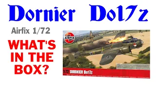 DORNIER Do17z 'Flying Pencil' Airfix 2022 re-release 1/72 scale what's in the box? 1080p