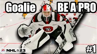 NHL 23: Goalie Be a Pro Ep 1: Our Journey Begins