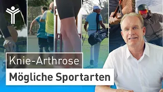 Welcher Sport bei Kniearthrose? Das ist mit Knorpelschaden möglich!