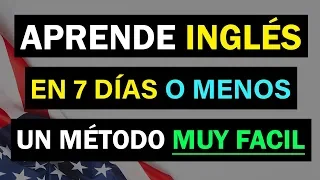 ►CÓMO APRENDER INGLÉS EN 7 DÍAS ✅ [FUNCIONA] CURSO DE INGLÉS COMPLETO