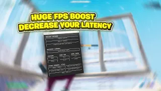 How To Boost Your FPS & Fix FPS Drops In Fortnite Chapter 5 Season 2! (Decrease Latency)