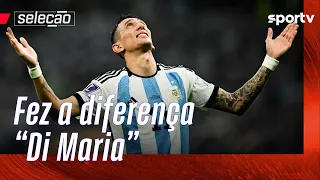 DI MARIA GRANDE SURPRESA DE LIONEL SCALONI | SELEÇÃO CATAR | sportv