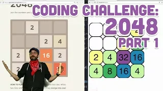 Coding Challenge #94: 2048 - Part 1