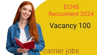 ECHS Recruitment 2024,Samvida Job 2024