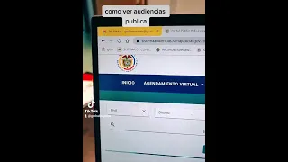 como buscar y ver audiencias públicas