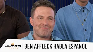 Ben Affleck habla perfectamente español y nos dice cuál es su palabra y comida preferida