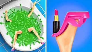 Relooking de la poupée Barbie en prison ! Astuces de poupées géniales et fantastiques créations DIY