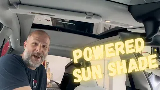 Tesla Powered Sun Shade for Model Y