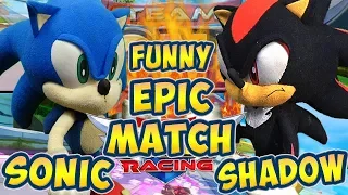 Sonic Vs Shadow !! Team Sonic Racing !! Race Battle !! ᴴᴰ