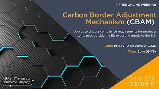 Carbon Border Adjustment Mechanism (CBAM) - ITW 2023