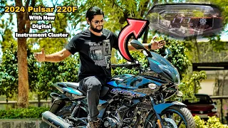 Finally 2024 Bajaj Pulsar 220F Is Here: Digital Meter Console ! On Road Price ?