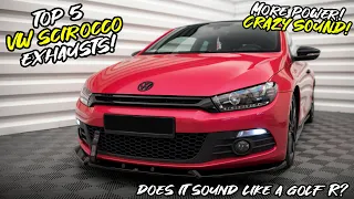 Top 5 Volkswagen Scirocco R - 2.0 TSI Exhausts 2022!