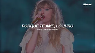 Taylor Swift - my tears ricochet (Español + Lyrics)