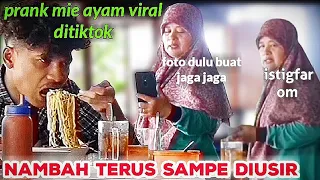 PRANK MUKBANG MIE AYAM PALING BARBAR⁉️ IBU IBU PENJUAL PANIK SAMPE VIRAL