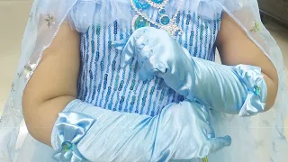 Elsa Dress 👗 Frozen Elsa 👗 Amazon unboxing Review #Elsa #frozen #amazon #unboxing #babygirl #girl