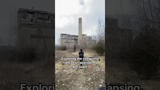 Exploring the ruins of an abandoned power plant 🏭 #abandoned #viral #urbex #chicago