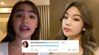 Andrea Brillantes PINAHIYA ni Kitty Duterte Matapos Siyang imention Nito sa Twitter