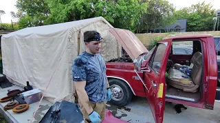 82-86 OBS F250 F350 6.9L DIESEL CLUTCH REPLACEMENT - BIG RED GETS FIXED!