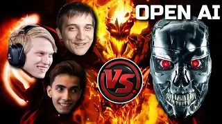 Arteezy, SumaiL, Pajkatt Shadow Fiend 1v1 vs OpenAI Bot - Dota 2