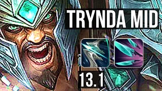 TRYNDA vs YONE (MID) | 6/0/8, 69% winrate, Dominating | EUW Master | 13.1