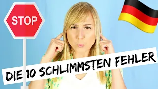 TOP 10 mistakes made by German learners! Do you know better? Then test yourself!