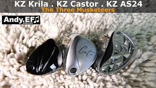 Triple Review. KZ Krila. KZ Castor Harman. KZ AS24