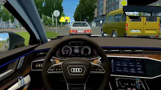 City Car Driving - Audi A6 Avant 55 TFSI | Normal Driving