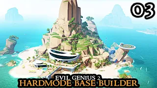 CASINO FOUNDATION - Evil Genius 2 HARDMODE || Base Builder Strategy Maximilian Part 03