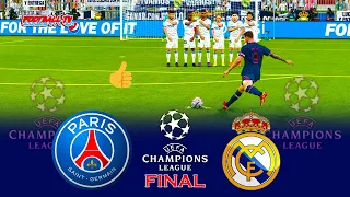 PES 2021 | PSG vs Real Madrid | UEFA Champions League 2022 Final