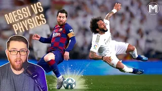 AMERICAN REACTS TO Messi vs Physics *Isaac Newton Was WRONG!!!*