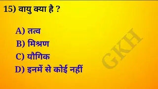 15 GK on Science। GK Questions And Answers। GK Questions And Answers in Hindi। GK in Hindi। GK Video