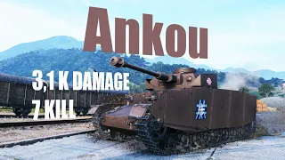 Pz.Kpfw. IV Ausf. H Ankou Girl Und Panzer 7 Kills 3,1 K Damage World of Tanks