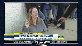 Top5Central! Top 5 Craziest Black Friday Crimes Caught On Video! Black Friday Disasters