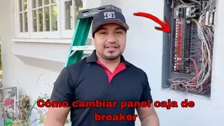 Cómo cambiar una caja de breaker de 200amp. Paso a paso