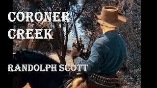 Coroner Creek | Full Western Movie | 1948 | Randolph Scott | Marguerite Chapman | George Macready