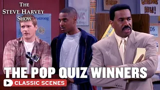 Romeo and Bullethead Win The Pop Quiz (ft. Steve Harvey) | The Steve Harvey Show