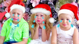 Nastya, Roma and Diana celebrate Christmas