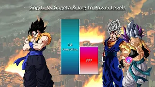 Gogito vs Gogeta & Vegito Power Levels | Omni Power Scaler