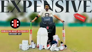 UNBOXING Gray Nicolls Expensive Cricket Kit | Worth rs 2 Lakh😵‍💫