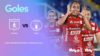 América de Cali vs. Deportivo Pasto (goles) | Liga Femenina BetPlay Dimayor 2023 | Fecha 11