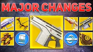 MAJOR Sandbox Overhaul, Monte Carlo Catalyst & Le Monarque Nerf (S22 Weapons Preview) | Destiny 2