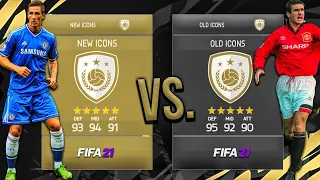 NEW Icons vs. OLD Icons! - FIFA 21 Career Mode