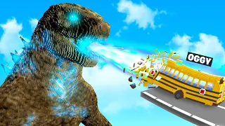 Oggy Bus Vs Godzilla Fight In Teardown With Jack | Rock Indian Gamer |