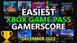 Easiest Xbox Game Pass Games for Gamerscore & Achievements - Updated for December 2022