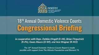 NNEDV's 18th Annual Domestic Violence Counts Congressional Briefing - Full Briefing