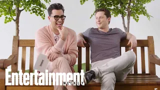 Dan Levy & Noah Reid Recap Their 'Schitt's Creek' Relationship In 30 Seconds | Entertainment Weekly