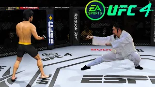 UFC4 Bruce Lee vs Karate Master Stephen Chow EA Sports UFC 4