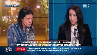 Voile: échange tendu entre Apolline de Malherbe et la députée LREM Souad Zitouni