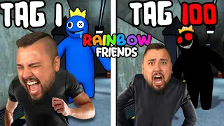 ICH SPIELE 100 TAGE IN RAINBOW FRIENDS?!