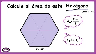 Área de un Hexágono (sin apotema)